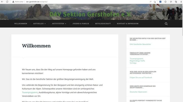 Alte Homepage | © Dirk Kehr
