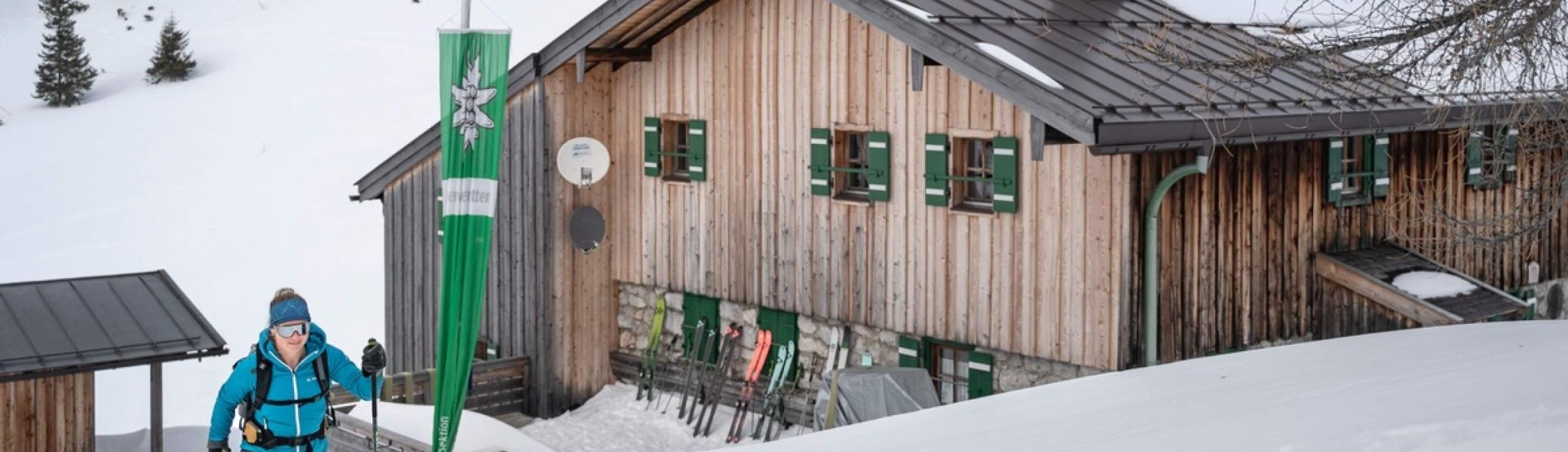 Einige DAV-Hütten haben auch im Winter geöffnet | © DAV/ Klaus Listl www.klauslistl.com